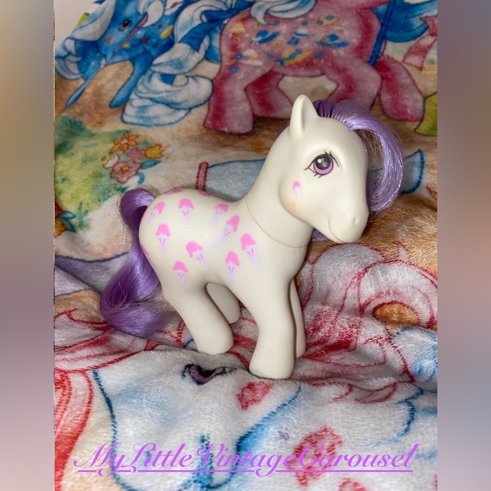My Little Pony Scoops 1987 Twice As Fancy Satin Slipper Sweet Shoppe Hasbro
